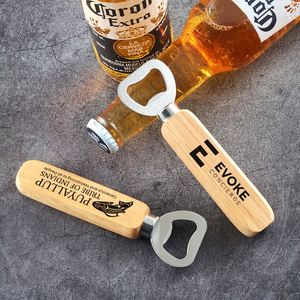 Lot de décapsuleurs en acier personnalisés en gros, décapsuleurs en bois pour barman, coffret cadeau gravé pour mariage, fête, maison, cuisine, bar - Product Image 5