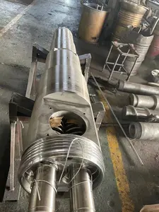 Twin Extruder Screw Barrel For Plastic Upvc Pvc Pipe Making Machine