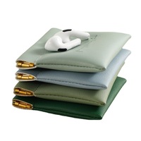 Sacs de rangement personnalisés en cuir PU pour écouteurs, bagues, colliers, boucles d'oreilles et bracelets, pour un voyage pratique