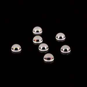 Lentes esféricas de vidrio óptico personalizables de 1mm, 2mm, 3mm, cuarzo de zafiro BK7, lente de Media bola hemisférica compatible con OEM - Product Image 5