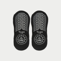 WUYANG FACTORY Gros Grip Logo Coton Fait Rayures Conception Personnalisée Antidérapant Antidérapant Porter Des Chaussettes De Yoga Confortables