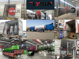 Máquina para Hacer Carbón de Aserrín FLYSUN, Horno de Carbón de Bajo Consumo con Quemador de Gas de Pirólisis para la Carbonización de Residuos - Product Image 6