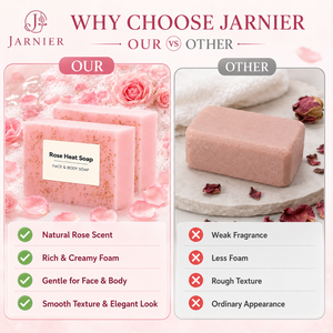 <span class=keywords><strong>Savon</strong></span> Chaleur <span class=keywords><strong>de</strong></span> Rose Jarnier – Hydratant Naturel Éclaircissant Visage & Corps – Barre <span class=keywords><strong>de</strong></span> <span class=keywords><strong>Savon</strong></span> Douceur pour le Bain et Soin Quotidien <span class=keywords><strong>de</strong></span> la Peau - Product Image 3
