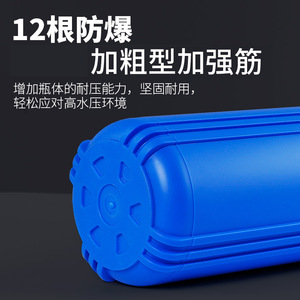 Botella de filtro triple Yunda de 20 pulgadas para purificador de agua doméstico con prefiltro, sistema de filtración de plástico de 3 etapas - Product Image 3