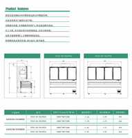 Équipement de Réfrigération Modulaire Connectable Mère-Fille avec Affichage Double Température pour Chaînes de Magasins de Détail Xuelijing ZMG