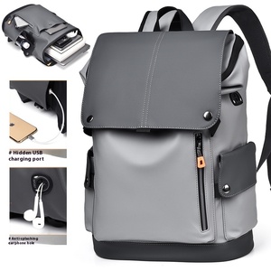 Sac à Dos <span class=keywords><strong>Homme</strong></span> Grande Capacité Tendance en Cuir PU Détachable Imperméable Léger Multifonctionnel pour Voyage, <span class=keywords><strong>Travail</strong></span> et <span class=keywords><strong>Ordinateur</strong></span> Portable - Product Image 1