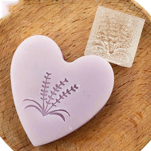 Su misura Professionale di Cristallo Migliore Argilla Sapone Naturale Timbro A Mano Trasparente Piccolo Incisore Logo Calda Sapone Acrilico Stamp - Product Image 3