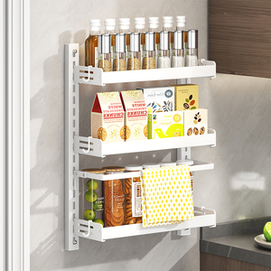 Vendita calda accessori per la cucina <span class=keywords><strong>porta</strong></span> spezie metallo detersivo organizzazione mensola per cucina bagno - Product Image 5
