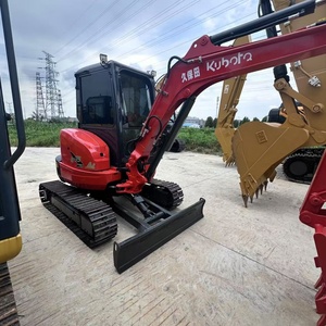 Miniexcavadora Hidráulica Usada Kubota U35 de 3.5 Toneladas, Compacta y Flexible, con Cabina Climatizada para Hogar y Granja - Product Image 1