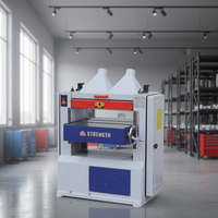 Raboteuse à bois industrielle robuste 7,5 kW 630 mm 24 pouces à tête de coupe spirale, simple surface, facile à utiliser