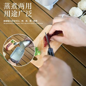 Outdoor Cooking Aluminum Alloy Lunch Box Square Portable Dual Use For Camping Picnic Travel - Product Image 4