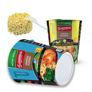 China Factory Wholesale High Quality Low Price Halal whole ramen Fideos Chinos Seafood Flavor Cup Instant Noodles