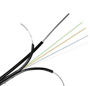 <span class=keywords><strong>สาย</strong></span>ไฟเบอร์4แกนเข้ากับบ้านแจ็กเก็ต PVC ปลอกหุ้ม<span class=keywords><strong>สาย</strong></span>อากาศรองรับการใช้งานกลางแจ้งด้วยตนเอง - Product Image 1
