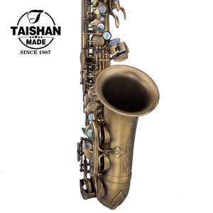Saxophone alto en bronze antique mat, style vintage, tonalité Eb, pour les magasins d'instruments et les écoles. - Product Image 5