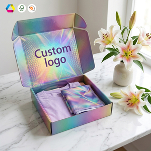 Cajas de Cartón Rígido Plegables, Ecológicas y Reciclables, con Impresión en Dorado, Personalizables <span class=keywords><strong>para</strong></span> Lencería, Cosméticos y Venta Minorista - Product Image 3