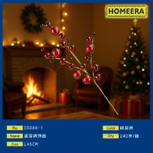 HOMERA Christmas Decorations 65Cm Plastic Berries Wall Mount Garland For Holiday Home Decoration - Product Image 2