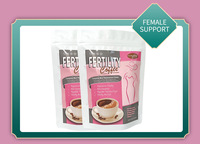 Expédition Rapide Café de Fertilité GMP Étiqueté Poudre de Maca Naturelle Café Instantané à Base de Plantes pour la Fertilité Féminine pour Femmes Marque Privée
