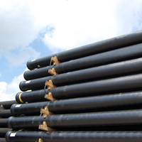 Tuyau d'eau en fonte ductile C25 C30 C40 avec revêtement en polyuréthane pour la décharge de saumure des usines de dessalement – Produit phare