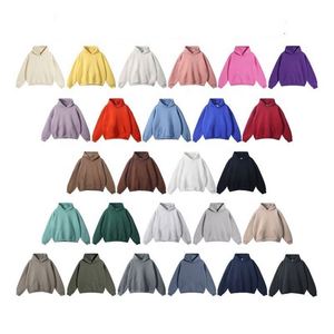 Sweat à capuche streetwear personnalisé 100% coton, haute qualité, grammage lourd 400 420 450 500 600 g/m², coupe oversize et courte pour homme - Product Image 5