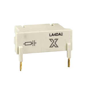 LA4DA2U ตัวป้องกันไฟกระชากคอนแทคเตอร์ อุปกรณ์เสริมพิเศษสำหรับคอนแทคเตอร์แรงดันต่ำ - Product Image 1