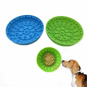Hugebirds Silicone Pet Boredom and Anxiety Reduction Feeding Lick Bowl Wobble Slow Feeder Dog Bowl