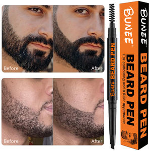 Nouvelle usine naturel étanche barbe Style remplissage stylo Lapiz Corector De Barba barbe crayon remplissage et brosse Kit pour hommes barbe - Product Image 1