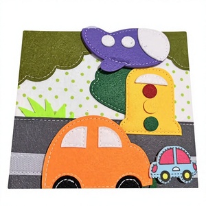 <span class=keywords><strong>Livre</strong></span> en feutre éducatif Montessori G, outil d'apprentissage doux et polyvalent - Product Image 2