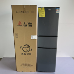 Refrigerador Eléctrico <span class=keywords><strong>de</strong></span> Tres Puertas con Congelador Inferior BCD-238 para Hogares, Alquileres <span class=keywords><strong>de</strong></span> Dormitorios y Espacios Pequeños - Product Image 4