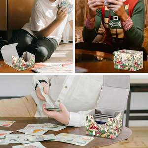 Caja para Cartas Magic Commander con Capacidad para 120 Cartas con Funda Individual y 100 Cartas con Doble Funda, Estuche de Almacenamiento TCG Resistente - Product Image 6