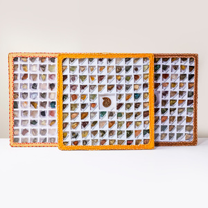 Caja de Colección de Minerales de Cristal Natural al por Mayor, Kit de Identificación de Rocas y Piedras para Educación y Exhibición - Product Image 1