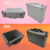 Mini-mallette de transport rigide en aluminium sur mesure avec cadre en aluminium et mousse, pour outils et boîtes à outils en aluminium
