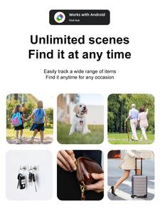 Localizador de Equipaje y Carteras en Tiempo Real, Certificado por MFI y Google, Inalámbrico, Inteligente, con Etiqueta de Rastreo, para Todo el Mundo - Product Image 2