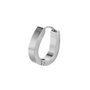 Pendientes de Aro Tipo Hugger de Acero Inoxidable 316L con Forma de Herradura para Hombre y Mujer |   Chapado en Oro PVD, Resistente al Deslustre, Impermeable e Hipoalergénico - Product Image 5