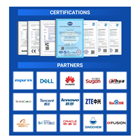 Carte réseau de 40 go de Fiber optique (Intel XL710), carte réseau PCIe originale, avec 2 transmetteurs optique QSFP + LR4, 3.0