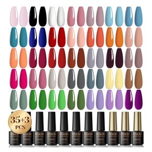 Wholesale UV <b>Gel</b> <b>Nail</b> Polish <b>Set</b> 38 Bottles Including Nude Shaping Glue No-Wash Manicure Top Base Coat LED Lamp Source Art Use - Product Image 5