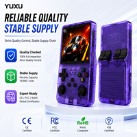 Console de jeu portable YUXU R36S Open Source HQOS, écran IPS 3,5 pouces, 64 Go, batterie 3500 mAh, 15K-22K jeux rétro, portable, d'usine