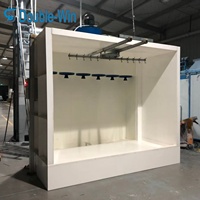 Équipement de peinture résistant à l'érosion par le sable, station de base sur site, structure métallique, production de revêtement en poudre résistant aux intempéries en extérieur