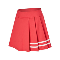 Rok tenis wanita, dipersonalisasi lapisan ganda rok tenis Golf Badminton Olahraga gaun pendek Warna cocok untuk sekolah pemuda