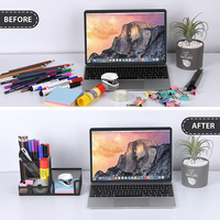 Bureau Bureau Accessoires Outil brosse pot table porte-crayon en métal stylo organisateur