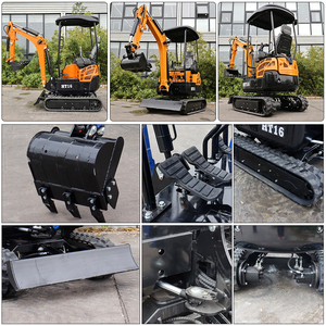 Productos Más Vendidos: Mini Excavadora Ht16 de 1600 kg para Agricultura, Conservación del Agua, Jardinería, Construcción Rural - Product Image 4