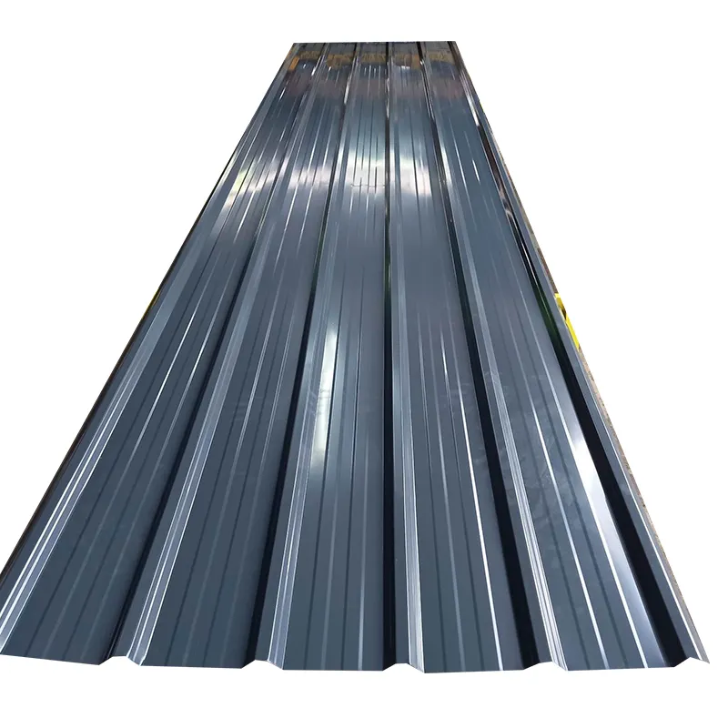A folha plástica resistente ao calor do telhado do pvc do trapézio compara a telha do alumínio galvanizada zinco da telha do ferro