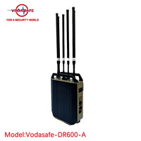 Dispositif de détection de drones multi-scénarios Vodasafe DR600-A, intercepteur vidéo FPV, portatif/à fixer sur sac à dos/véhicule