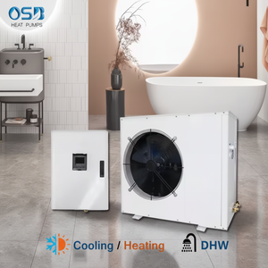 Pompe à chaleur air-eau solaire/électrique EVI DC Inverter OEM 10kW 16kW 20kW - Chauffe-eau haute efficacité en acier inoxydable -35°C - Product Image 1