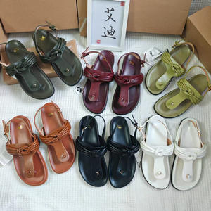 <span class=keywords><strong>Sandali</strong></span> piatti <span class=keywords><strong>donna</strong></span> Eddie Dunhuang <span class=keywords><strong>infradito</strong></span> con plateau speciale International Station con Design ZA - Product Image 1