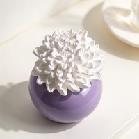 Diffuseur d'huiles essentielles artisanal en céramique de porcelaine, bouteille de 100 ml, parfum d'ambiance, désodorisant d'intérieur