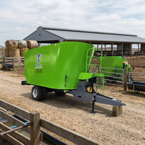 Mélangeur TMR vertical robuste Imetec, entraîné par tracteur, alimenté par prise <span class=keywords><strong>de</strong></span> force, pour <span class=keywords><strong>l</strong></span>'élevage <span class=keywords><strong>de</strong></span> bovins en ferme - Product Image 1