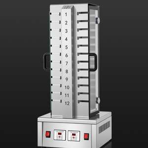 Griglia Elettrica Girevole Automatica per BBQ, Macchina Verticale Commerciale Senza Fumo per Spiedini di Agnello, Ideale per Chioschi di Strada - Product Image 5