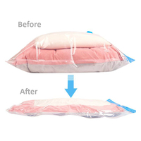 Pompe à air électrique intelligente sac de compression sous vide vêtements sac de rangement de vêtements en plastique avec pompe de gonflage
