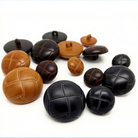 Boutons classiques vintage à motif écaille de tortue, boutons ronds en forme de champignon, perles en forme de dôme, attaches étoile et diamant pour manteaux trench