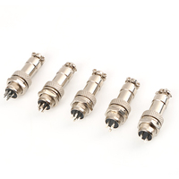 GX12/16/20 Connecteur aviation 2-Core 3-Core 4-Core 5-Core 6-Core 7-Core Socket Connector 30cm Wire Copper Contact Material for FPC